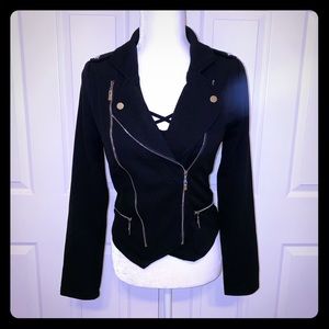 NWT Cloth Moto Zipper Jacket M